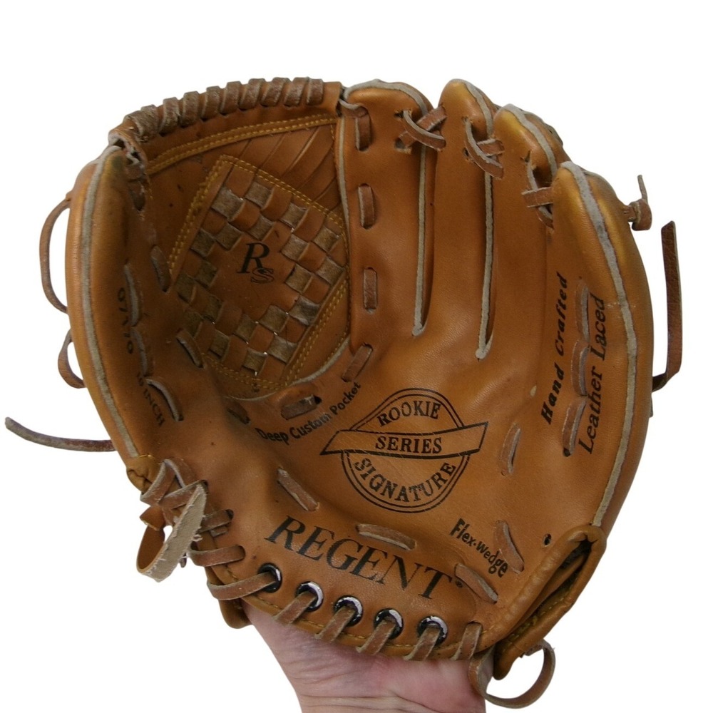 Regent Rookie Series Signature 10 Inch Youth Baseball Glove 07170 Brown RHT